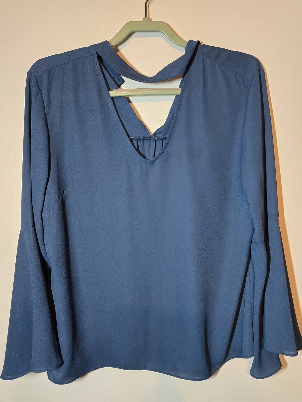 NYC Eva Mendes Blouse w/ Bell Sleeves